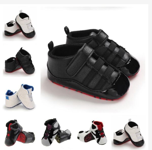 Baby First Walkers Designer Recém -nascido tênis de tênis casuais Sone Sole Peneker Toddler Girls meninos Sapatos Esportes