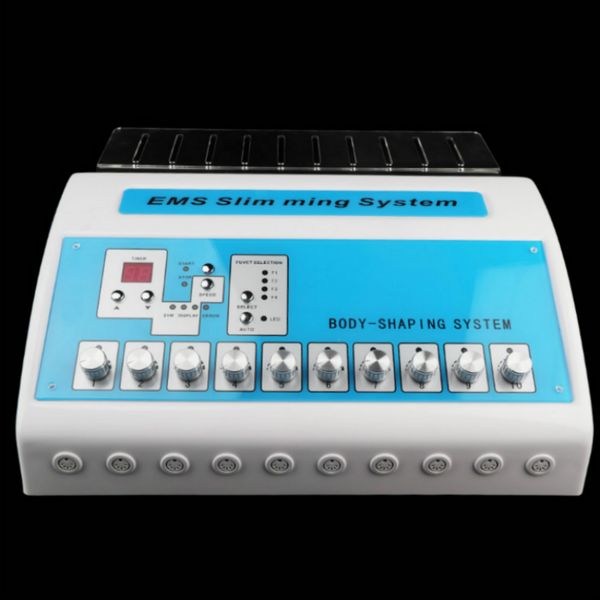 Stimolatore muscolare Ems Macchina per elettrostimolazione Onde russe Stimolatore muscolare elettrico Ems Decine Ems Macchina dimagrante per Salon Spa Use266