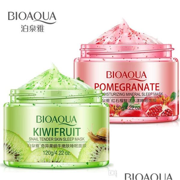 Altri strumenti per la cura della pelle Bioaqua Mask Natural Plant Essence Slee Face Cream Viso ringiovanente Idratante Lifting Firm Drop Delivery He Dhanw