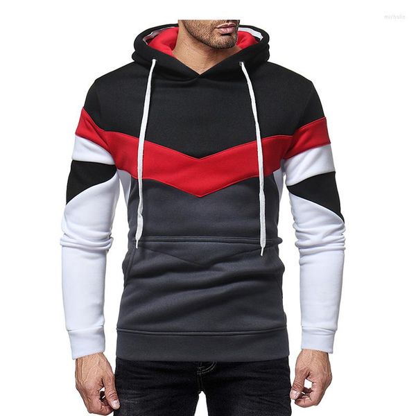 Moletons masculinos do tamanho dos EUA/UE Supershirs quentes para homens costurando o inverno lã grossa zíper casual com capuz de casacos adultos top