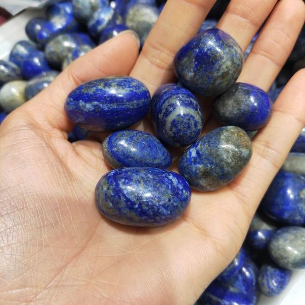 Декоративные фигурки 1 кг натуральный камень минеральный кристалл lapis lazuli играют кварцевые гравийные заживление DIY Материал Аквариум Украшение