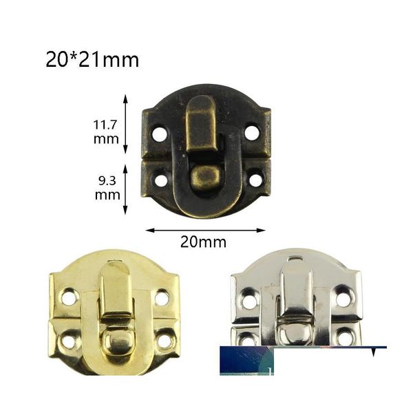 dvr per auto Altro hardware per porta 5 pezzi 20X21 mm Mini scrigno di gioielli regalo scatola di legno per vino custodia chiusura a levetta gancio per valigia gancio può chiudere con serratura con Dhwkk