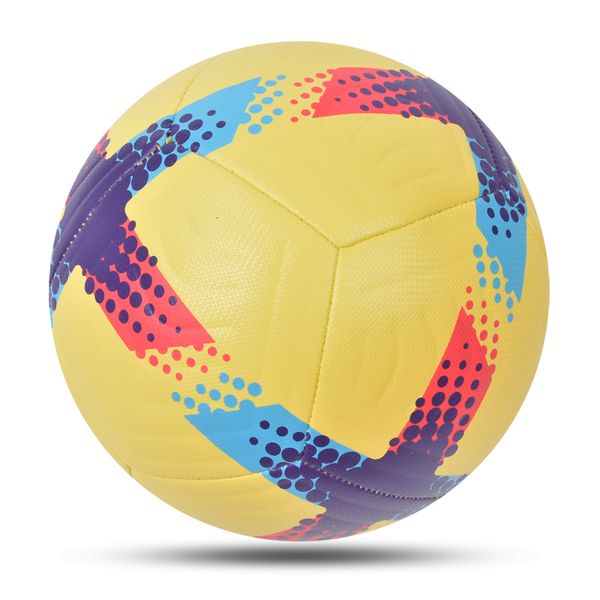 Мячи соответствуют футбольному мячу Стандартный размер 5 Размер 4 PU Материал Высококачественная спортивная лига Футбольные тренировочные мячи futbol futebol 230227