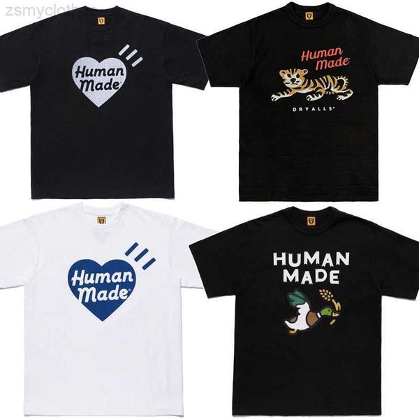 T-shirt da uomo T-shirt realizzata dall'uomo Flying Duck Humanmade Top T-shirt Dry Alls Uomo Donna Abbigliamento estivo Etichetta con etichetta originale