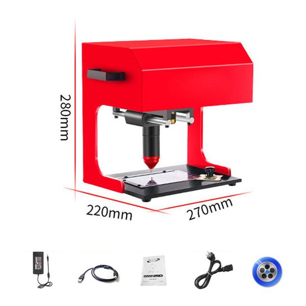 Macchina per marcare targhette segnaletica in metallo 220V 170 * 110mm Strumento per incisione macchina per lettere pneumatica elettrica