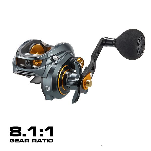 300 Mulinello da baitcasting a basso profilo 15 kg Max Drag 81 Cuscinetti Telaio in alluminio Pesca d'acqua dolce 230227 21