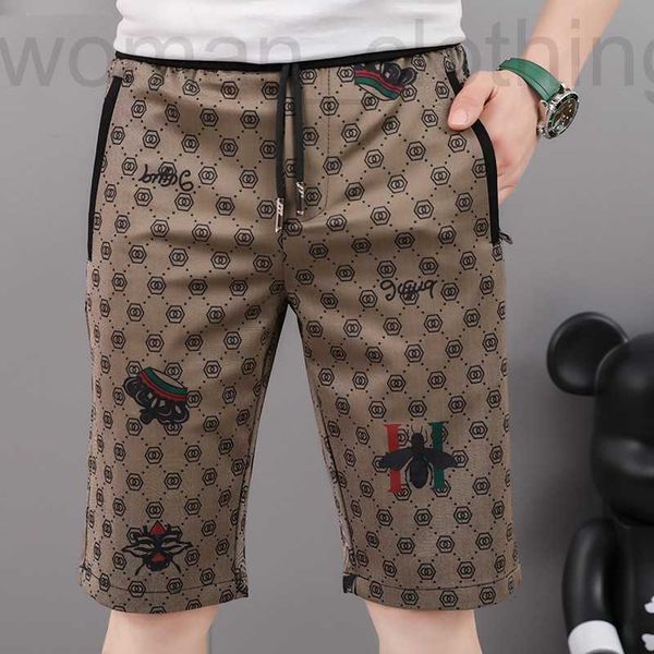 Pantaloncini casual da uomo Jeans Designer Summer Capris 2022 nuovi pantaloni dritti slim scozzesi 7Y0N