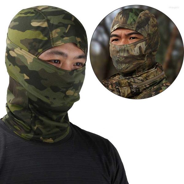 Bandane Maschera tattica Passamontagna integrale Uomo Paintball Ciclismo Bicicletta Escursionismo Sciarpa Outdoor Militare Pesca Snowboard Cappello da sci