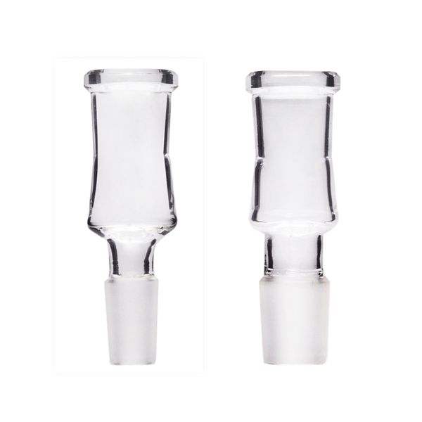 14mm 18mm Erkek Cam boru Enjektör Adaptörü ile metal ekran su bong boru dab teçhizat topu vape aksesuarı