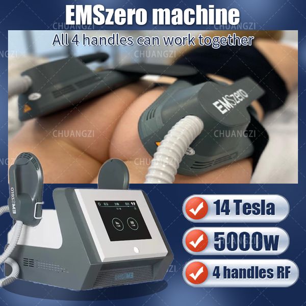 2023 EMS-culpt Maschine Neueste RF DLS-EMSLIM Neo Body Sculpting Machine Elektromagnetischer Muskel stimuliert das Abnehmen von 14 Tesla Reduzieren Sie Fett Sculpt