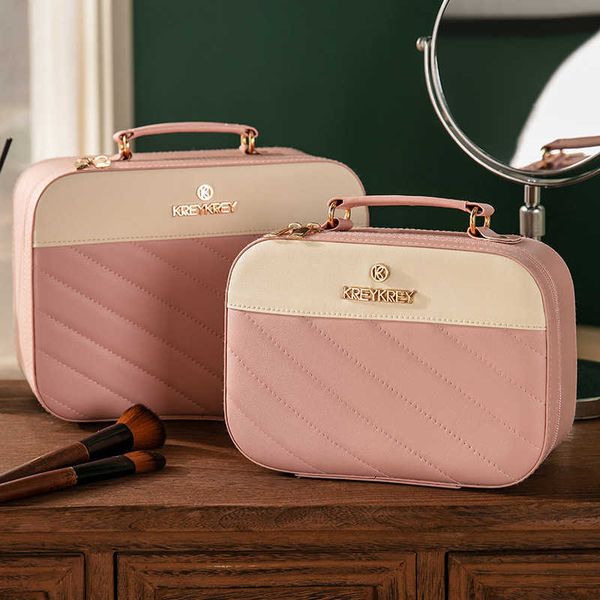 Pannelle per trucco per organizzatore cosmetico Mini bagagli da viaggio da viaggio piccola borsa portatile per valigia carina valigia multifunzionale borse di stoccaggio Y2302