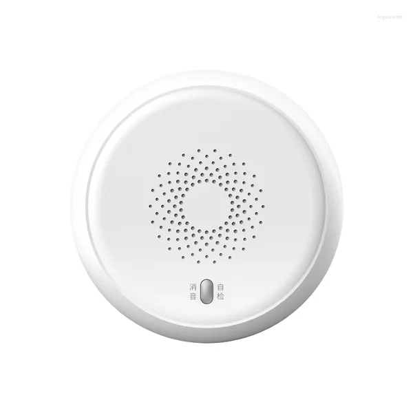 Akıllı Ev Kontrolü Tuya Zigbee Ateş Duman Alarm Dedektörü Sensörü SmartLife ile Çalışma İçin