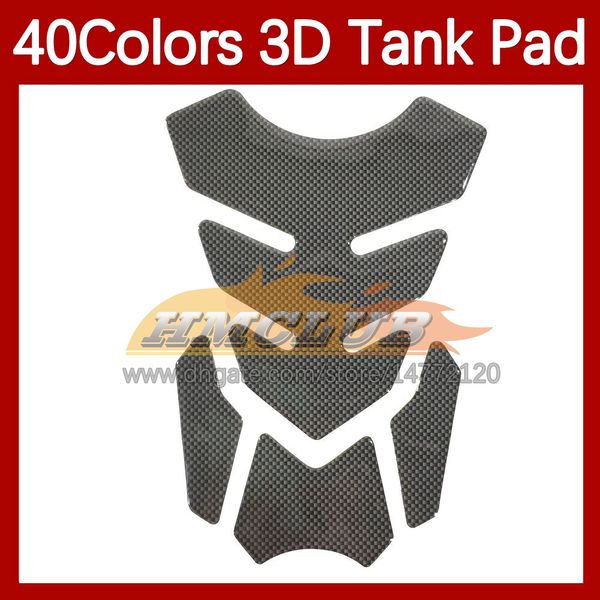 Motorrad-Aufkleber, 3D-Carbonfaser-Tankpad-Schutz für KAWASAKI NINJA ZX10R ZX 10R 10 R 1000 04–05 ZX-10R 04 05 2004 2005, Gas-Tankdeckel-Aufkleber, MOTO-Aufkleber, 40 Farben