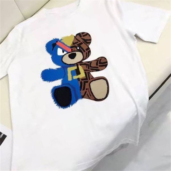 Designer Kinder T -Shirt Baby Jungen Fashion Cartoon Tops Klassisches Hemd Kinder Sommerkleidung hochwertige Mädchen Kurzarm 2 Farben