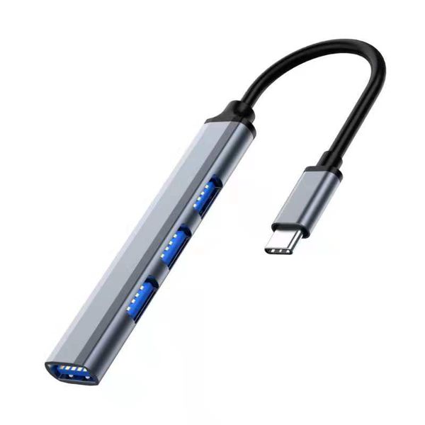 Mini USB HUB Uzantı 4 Port USB3.0 5GBP Adaptör İstasyonu Ultra İnce Taşınabilir Veri Hub'ları IMAC Pro, MacBook Air, Mac Mini/Pro, Defter PC, USB Splitter için geçerli