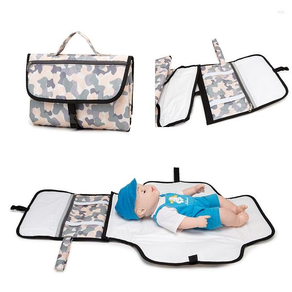 Duffel Bags Impermea Função Multi Função Portátil Feia Multifuncional Mudança de Bolsa Baby Mom Mã