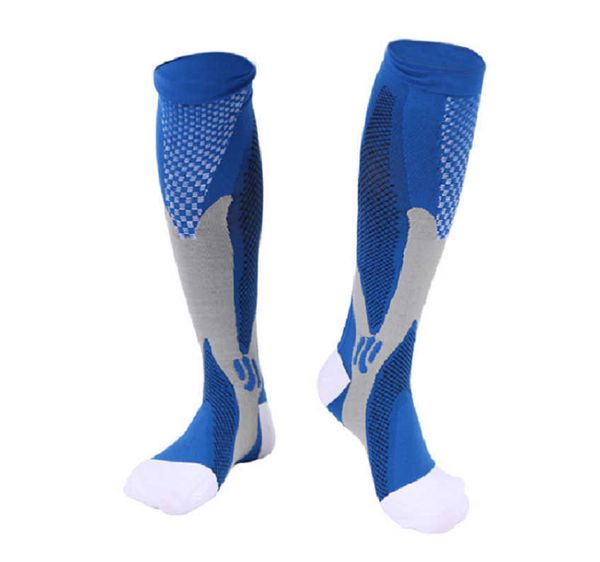 Herrensocken Kompressionssocken Krampfadern Socken Fußball Fußball Oberschenkel Lange Röhre Unisex Outdoor Sport Stillstrümpfe Für Männer Frauen Z0227