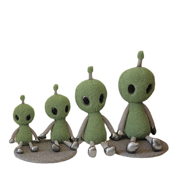 Divertente bambola aliena giocattolo di peluche creativo 38/48/58/68CM bambola di comfort per bambini ragazzi regalo di compleanno farcito giocattolo ET verde viola rosa 3 colori