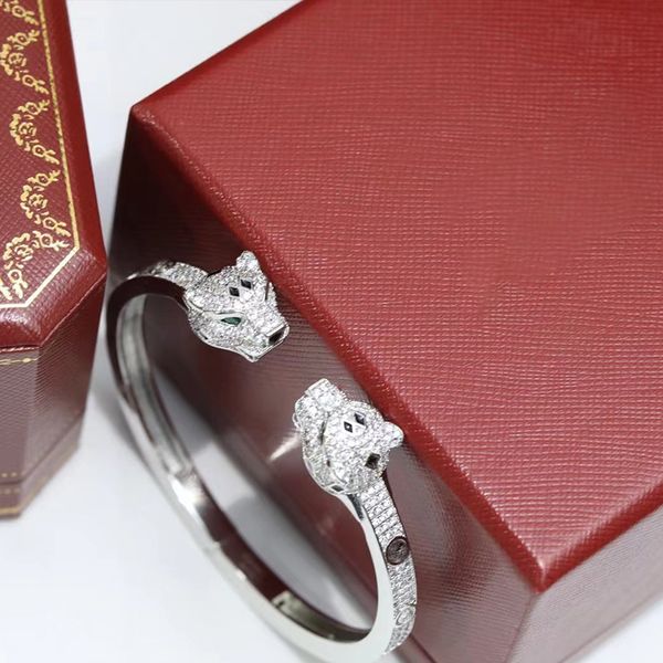 Pulseira de leopardo 13 estilos de aço titânio pulseira de fio fio de ouro cor amor coração pulseira de charme com fecho de gancho para mulheres homens casamento