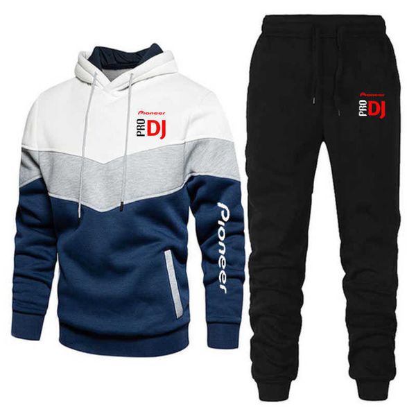 Men's Tracksuits Autumn Winter Pioneer Pro DJ Sweatshirt Club Wear Nexus Audio DJ Hoodie Capuz de lã casual masculino Z0224