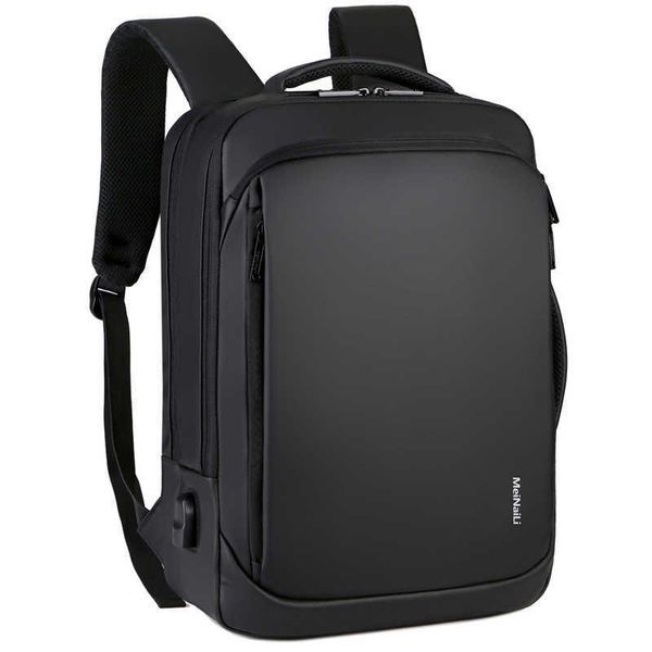 Zaino Borsa Zaino per laptop da 15,6 pollici Zaini per scuola da uomo Business Notebook Mochila Zaino impermeabile Borse di ricarica USB Borsa da viaggio 230223