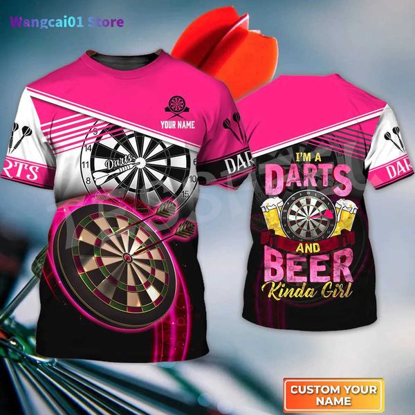 Herren T-Shirts Tessffel Neueste NewFashion Sport Darts Spieler Bier Club Spiele Tattoo Sommer Harajuku T-Shirts Unisex Top O-Ausschnitt Kurz Seves C 0228H23