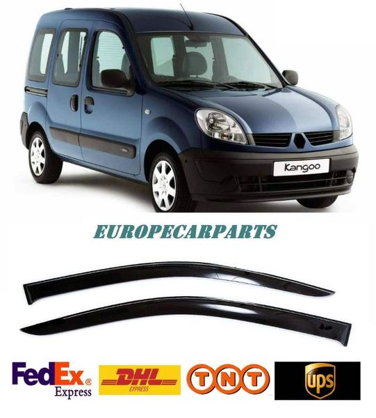 Auto Sonnenschirm für Kangoo 1998-2008 Seitenfenster Visors Regenschutzentlüftungsablen 2 Teile