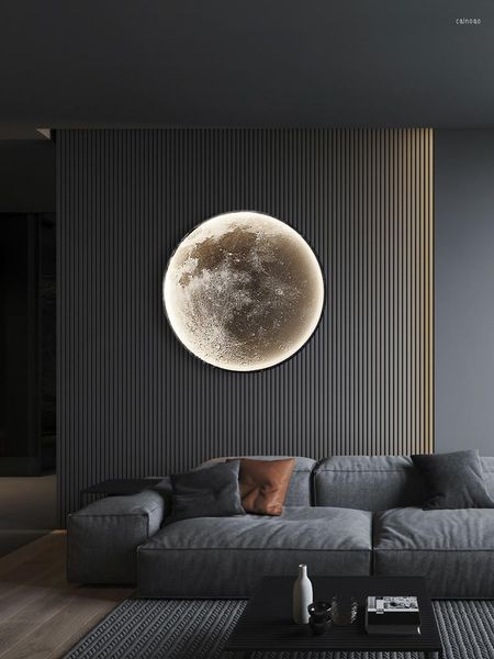 Lampada da parete Lampade da soffitto Luce lunare Nordic Creativo Soggiorno Luci moderne Comodino camera da letto decorativo