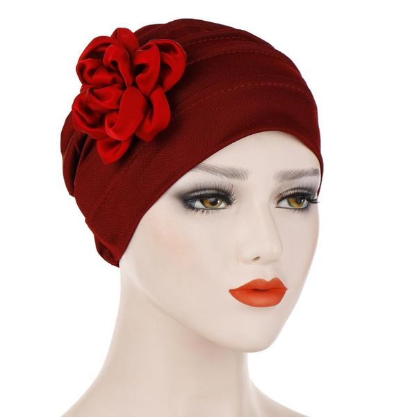 Berretti Beanie/Skull Caps Print Turban Hat 2023 Hijab interno per le donne Musulmano Stretch Hijab Islamico sotto la sciarpa Head Wrap Cap Turbante