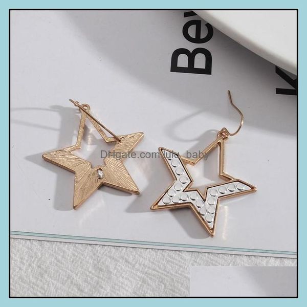 Серьги с металлической рамкой Simple Smove Star Shape Shape