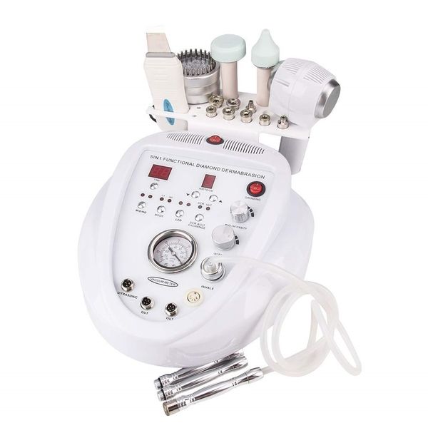 Multifunktionale Hautwäscher-Maschine, Ausrüstung in Schönheitssalonqualität mit Ultraschall-Kalt- und Heißhammer für eine umfassende Mikrodermabrasionsbehandlung