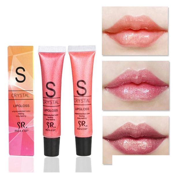 Lip Gloss Hidratante Candy Cor Impermeável Glitter Lipstick Lips Maquia