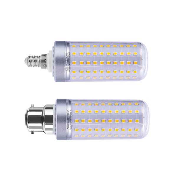 16 W LED-Kerzenlampen, 1200 lm, dekorative Kandelaber-Sockel, E14, E26, E27, B22, 3-fach dimmbare LED-Kronleuchter-Glühbirne, Tageslichtweiß, 5000 K, LED-Lampe, usalight