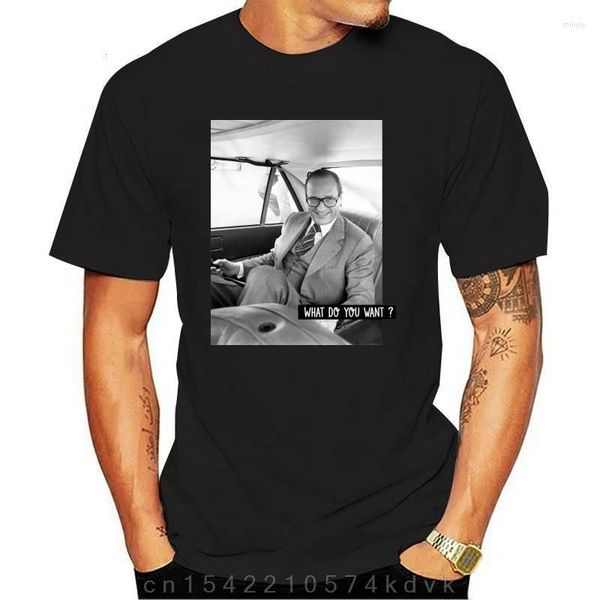 Erkek Tişörtleri T-Shirt Chirac En Voiture Ne istiyorsun