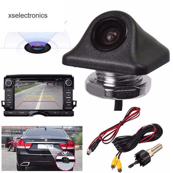 Aggiornamento Telecamera retromarcia HD 170 gradi Visione notturna grandangolare CCD Parcheggio auto Front Side Vista posteriore Telecamera di backup Impermeabile Universal Car DVR