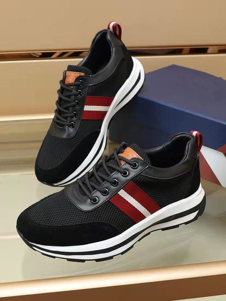 Lüks marka erkek spor ayakkabı ayakkabı örgü nefes kumaş kauçuk taban koşucusu spor siyah beyaz kaykay yürüyüşü indirim ayakkabısı eu38-46