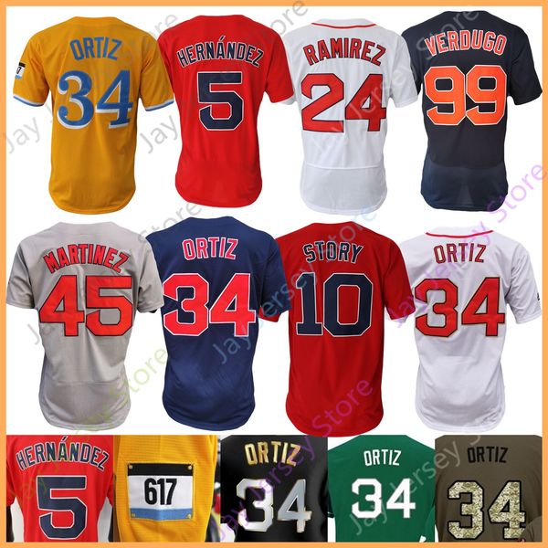 Camisa de beisebol Manny Ramirez Nomar Garciaparra Pedro Martinez Varitek Jansen Wakefield Youkilis Pedroia Damon Williams Boggs Fisk Schilling Yastrzemski