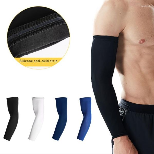 Ginocchiere Maniche per braccia Copertura Compressione Sport Protezione solare UV Uomo Parabracci in nylon per tatuaggi nascosti Raffreddamento unisex all'aperto