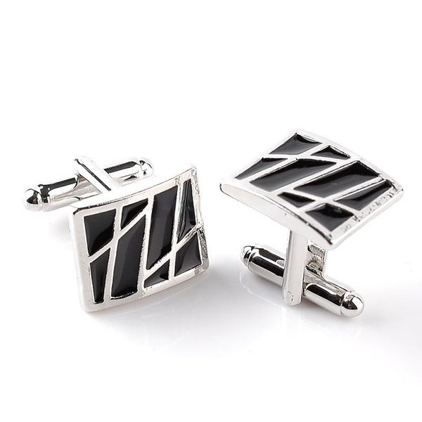 All-Match Crystal Cuff Links Diamond Cross Sign Sign Pumel Cufflinks