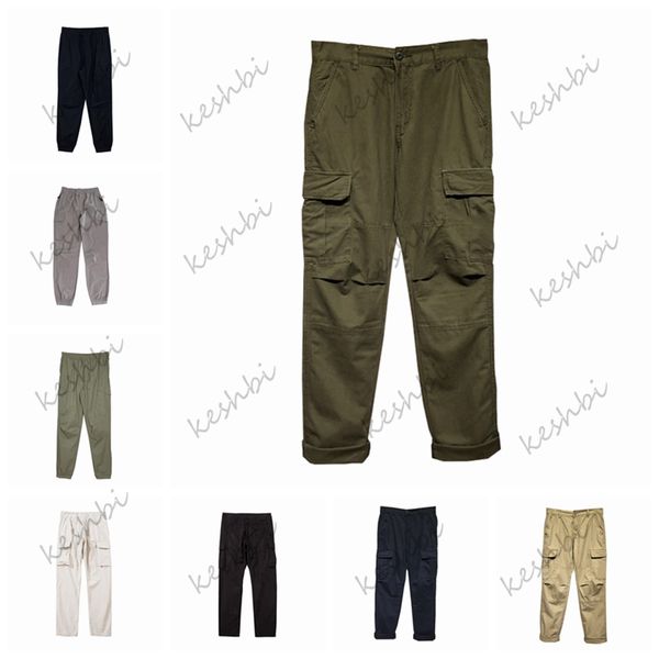 Herrenhose, Cargohose, klassische Multi-Pocket-Overalls, gerade, lässige Stoffhose, Design, Joggerhose