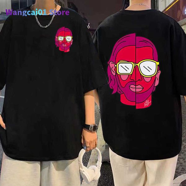 Erkek Tişörtler Monde Chico Grafik Baskı Tshirt Street Giyim Albümü Pnl Fransızca Rap Tişörtleri Yaz Pamuk Tişört Kısa Seve Erkekler Moda Tees 0228H23