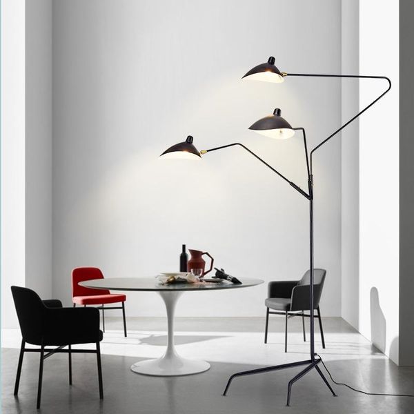 Stehlampen Nordic Moderne Schmiedeeisen Lampe Modellierung Studie Schlafzimmer Bar Industrie Vertikale Einfache Wohnzimmer LED