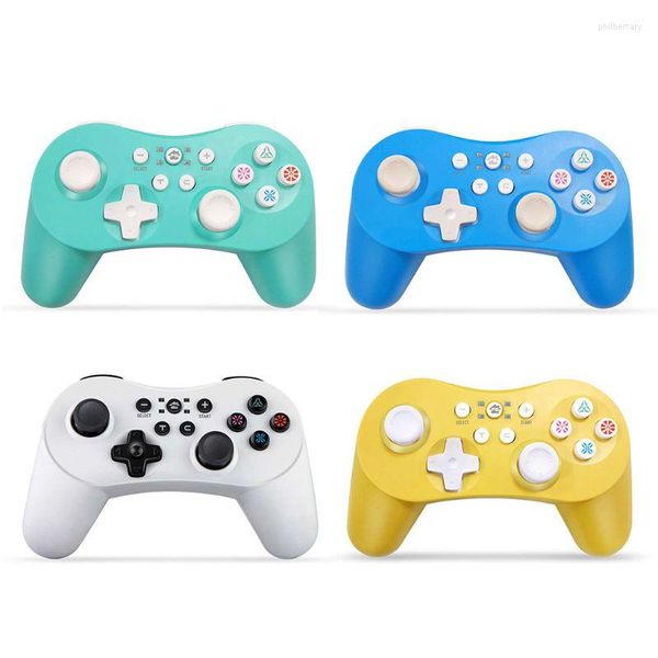 Oyun Denetleyicileri PS3 Switch PC Denetleyicisi için Bluetooth uyumlu Gamepad Joystick 400mAh Lityum Pil USB Şarj Kablosuz