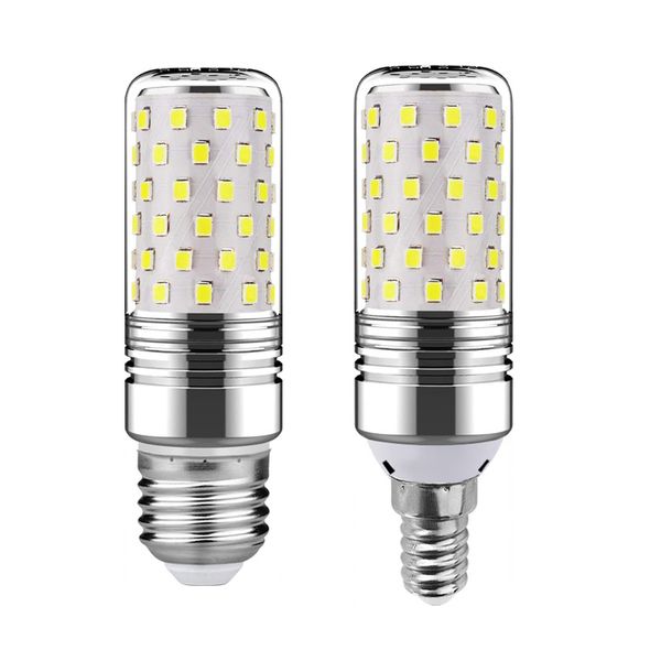 LED Mısır Ampul Işıkları E14 Avize Mum Light E27 Lambalar 2835 SMD110V 220V Sıcak Beyaz 3000K Serin Beyaz 6500K Doğa Beyaz 4000K Crestech