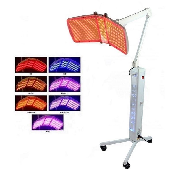 LED-Hautverjüngung, professionell, 7 Farben, photodynamischer Ständer, PDT-Gerät, Schönheitssalon, Verwendung von Gesichtsmaske, Bio-Lichttherapie, Photonen-Hautbehandlung