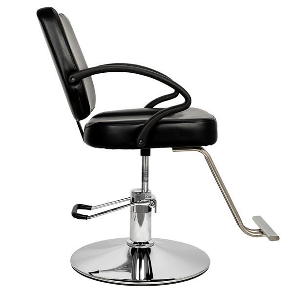 Cabeleireiro barbeiro hc106 mulher barbeiro cadeira cabeleireiro preto use mobiliário de salão disponível, cadeira de barbeiro de salão.