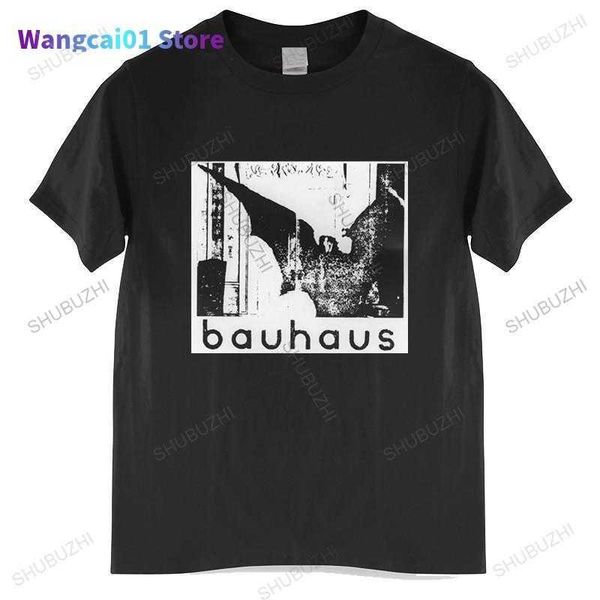 Мужская футболка для футболок мужчин O-образной обратной кишки Hot Bauhaus ala Herren Kurzarm Hd Schwarz Baumwol футболка Ma Cotton Tee-Shirt больше размера 0301H23
