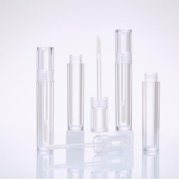 Speicherflaschen leer 5 ml Lipgloss -Röhrchen rund transparent Lipglos