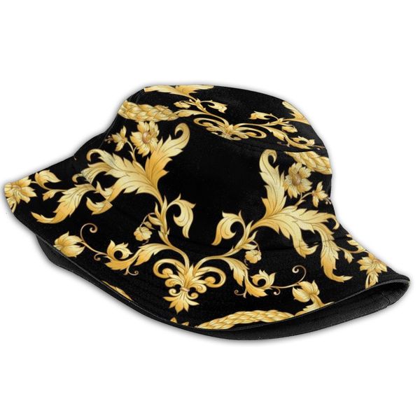 Unisex Wide Brim Bucket Floral Patter