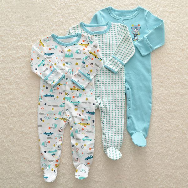 Combinaisons bébé fille barboteuse née dors-bien fleur bébé barboteuses infantile bébé vêtements à manches longues né combinaisons bébé garçon pyjamas 230228